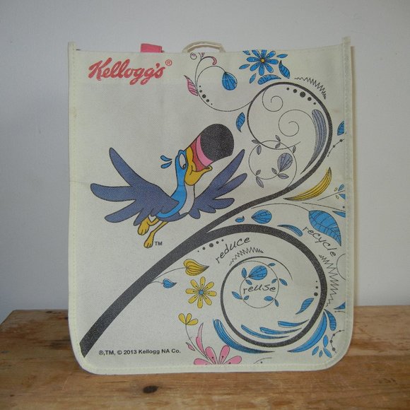 Kellogg's Toucan Sam Reusable Bag 2013 "Small Change Big Difference" Tote - Picture 7 of 10